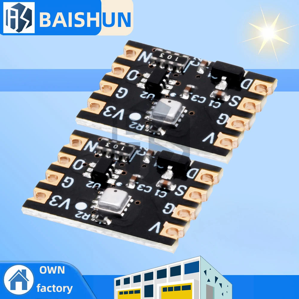ZY BME280 & BMP280 Atmospheric Pressure Sensor Module - High-Precision Altimeter, for Arduino Compatible (Black PCB)