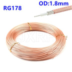 10PCS IPX IPEX U.FL Ufl Female Connector to Open Single-Head Jack RG178 Pigtail Jumper Cable 10CM 15CM 20CM 30CM