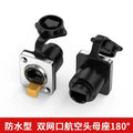 Waterproof CAT6A RJ45 Plug Socket Industrial Ethernet Cable Extender Adapter Category 6 Network Interface Panel Module Connector