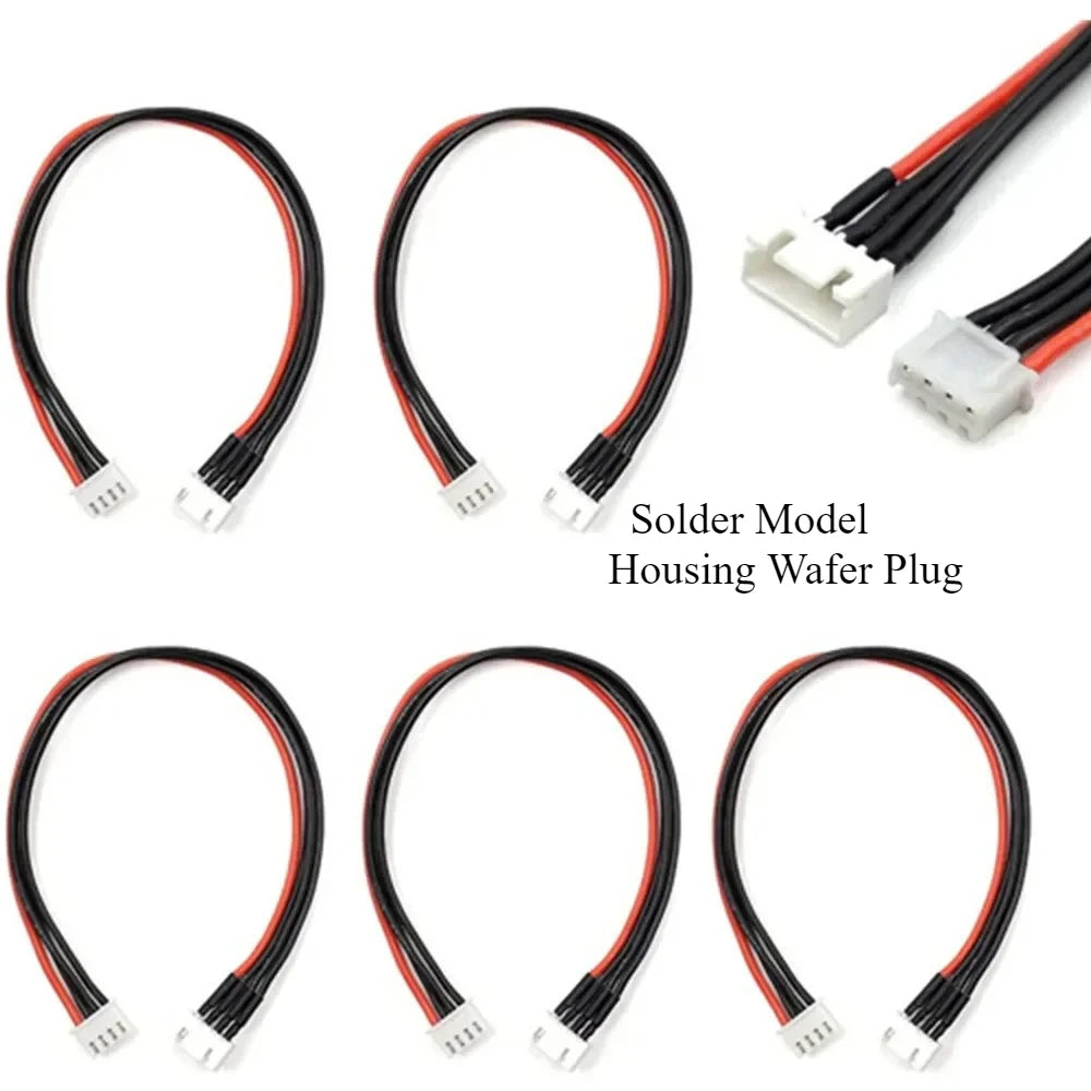 10pcs XH 2S 3S 4S 5S 6S Silicon 22AWG Solder-free 10-30CM LiPo Battery Balance Charger Extension Cable Balance Charging Wire