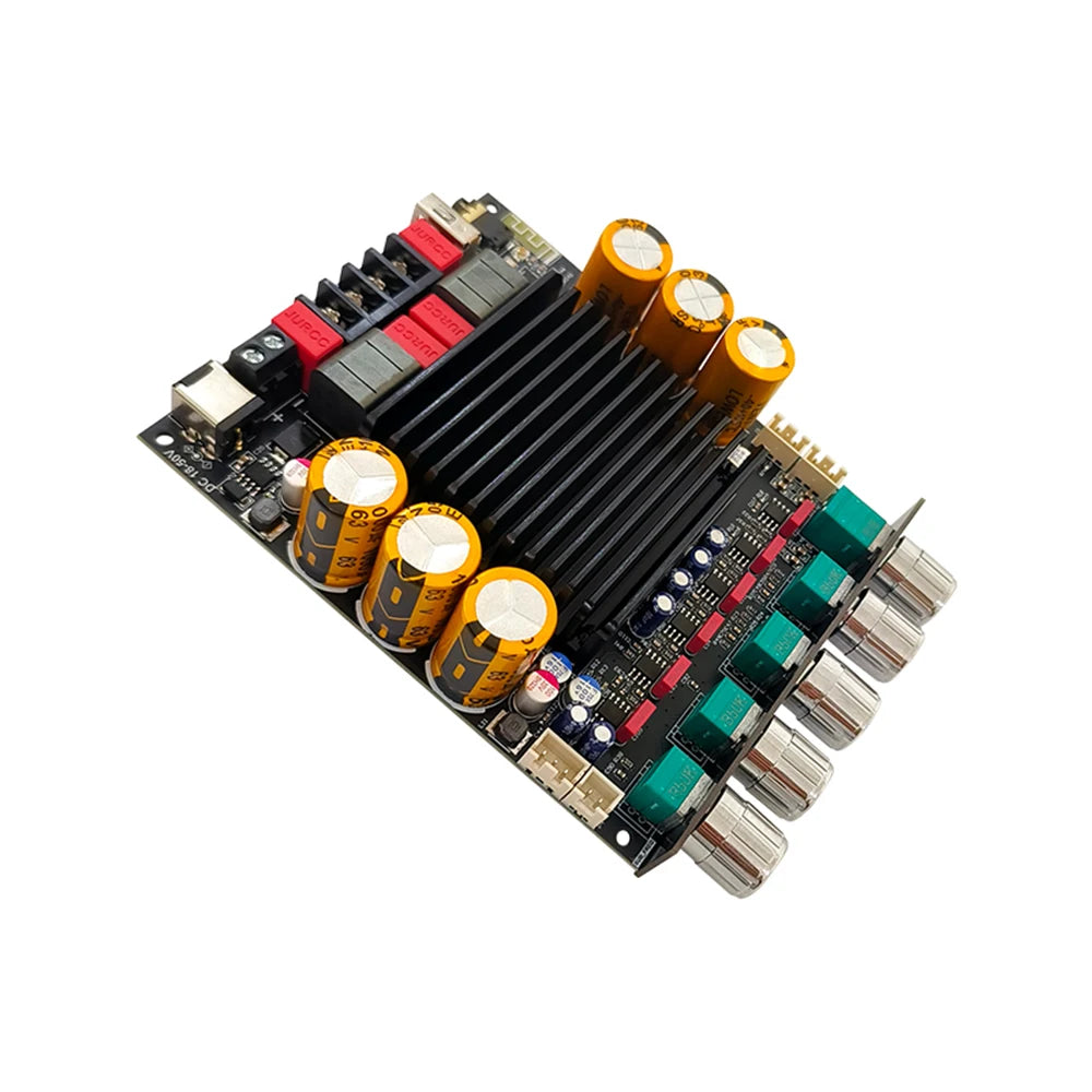 ZK-SUB600 BT Amplifier Board Module 2.0 Channel 300W+300W+Subwoofer Extension TPA3255 DC 18-50V with Subwoofer