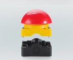 ENMG Big Mushroom Button Switch EFAK IP65 Foot Pedal Hand Tap Self-Resetting Waterproof Dustproof Emergency Stop Switch Locking