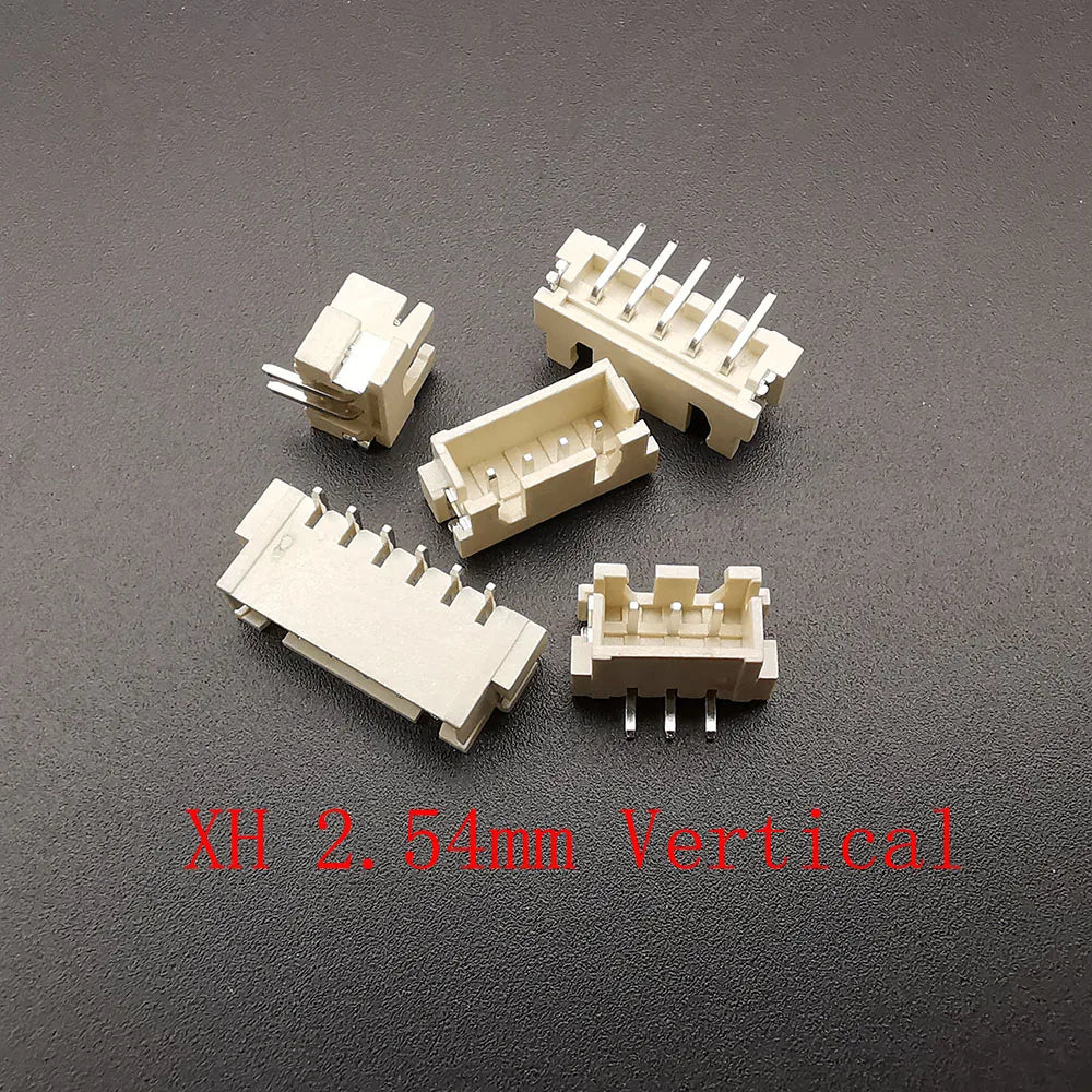 10Pcs JST XH 2.54/PH 2.0/ZH 1.5/1.25mm / SH 1.0mm Pitch Male Plug Pin Header Socket Horizontal/Vertical SMD Connector 2/3/4/5/6P