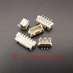10Pcs JST XH 2.54/PH 2.0/ZH 1.5/1.25mm / SH 1.0mm Pitch Male Plug Pin Header Socket Horizontal/Vertical SMD Connector 2/3/4/5/6P