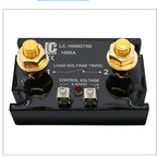 LCTC SSR-1000DD DC Control DC Solid State Relay 1000A High Power DC Relay Single Phase 3-32VDC Large Current Crydom With LED