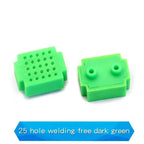 1PCS ZY-25 21X16 Mini Solderless Breadboard PCB Board Test Board Solder Zy-25 21*16mm Red White Black Grenn Blue
