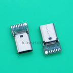 10pcs USB 3.1 Type-C Connector 24 Pins Male / Female Socket Receptacle Adapter to Solder Wire & Cable 24 Pins Support PCB Board
