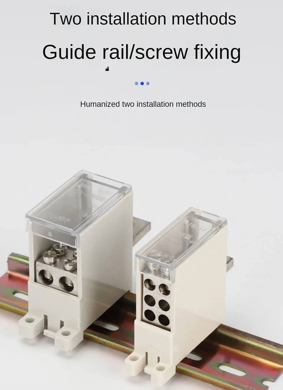Breaker Junction Box 1 IN Mehrere-OUT FJ6G-63 Luft Schalter Terminal Block DZ47 Branch Terminal Universal Wire Connectors 4-16mm