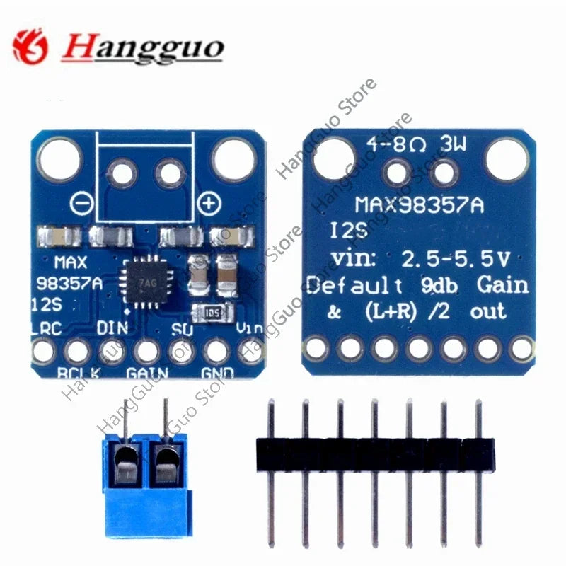 5PCS/Lot Original and brand new  MAX98357A  3006 I2S 3W Class D Amplifier Without Filtering DIY Power Amplifier Board