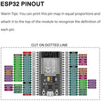ESP-WROOM-32 Microcontroller Development Board ESP32 Expansion Breakout Board GPIO 1 into 2 for 38PIN Narrow Version