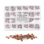 Ceramic Capacitor Kit Set 300pcs/960pcs 2pF-0.1uF Electronic Components Capacitor Assorted Kit IC Samples for DIY Electronics