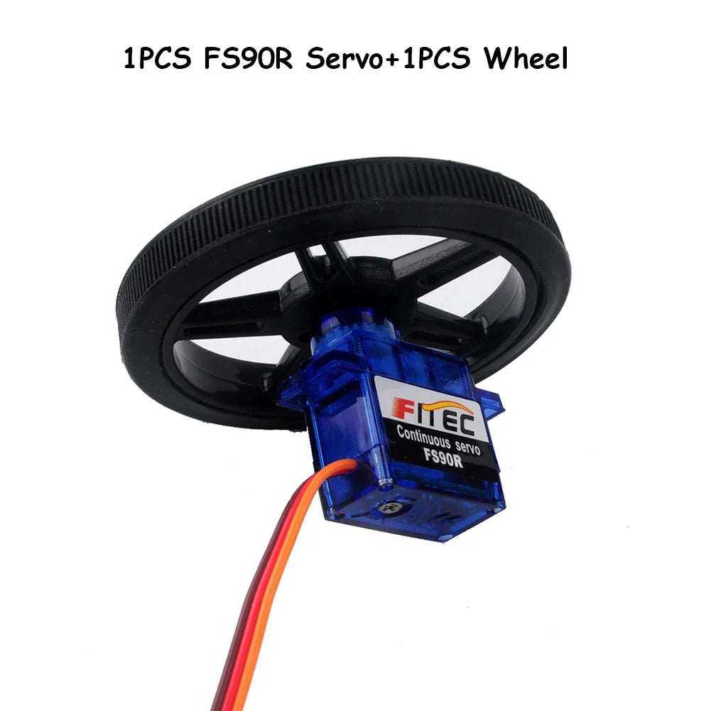 Feetech FS90R Mini RC Servo 360 Degree Continuous Rotation Micro Motor 4.8-6V 1.5KG Wheel for Smart Robot Microbit RC Car Drone