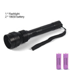 500Yards C14 Tactical Infrared Flashlight IR 850nm 940nm LED Zoomable 1 Modes Hunting Torch 18650 Night Vision infrared Device