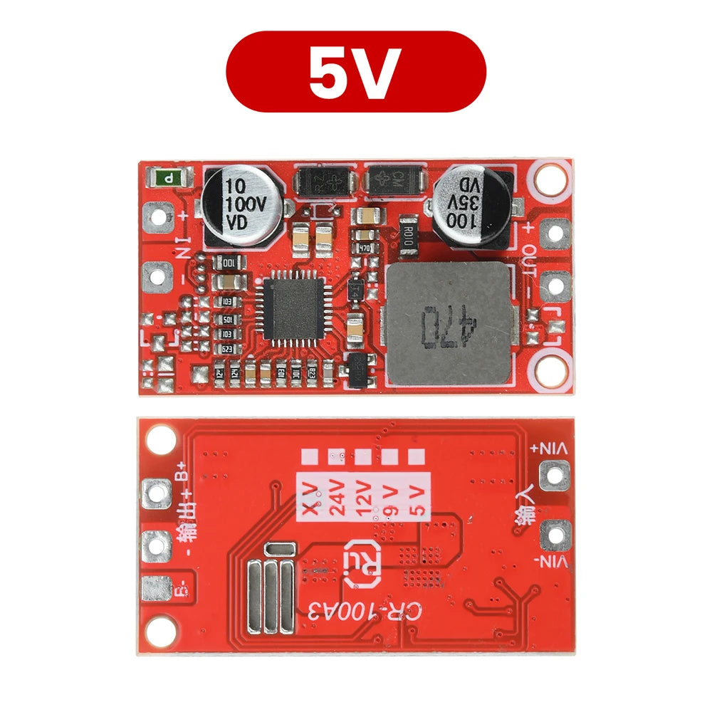 Buck Converter DC-DC 12-100V TO 5V 12V Buck Regulator Step-Down Power Supply Module 3A Low Ripple Voltage Step Down Board