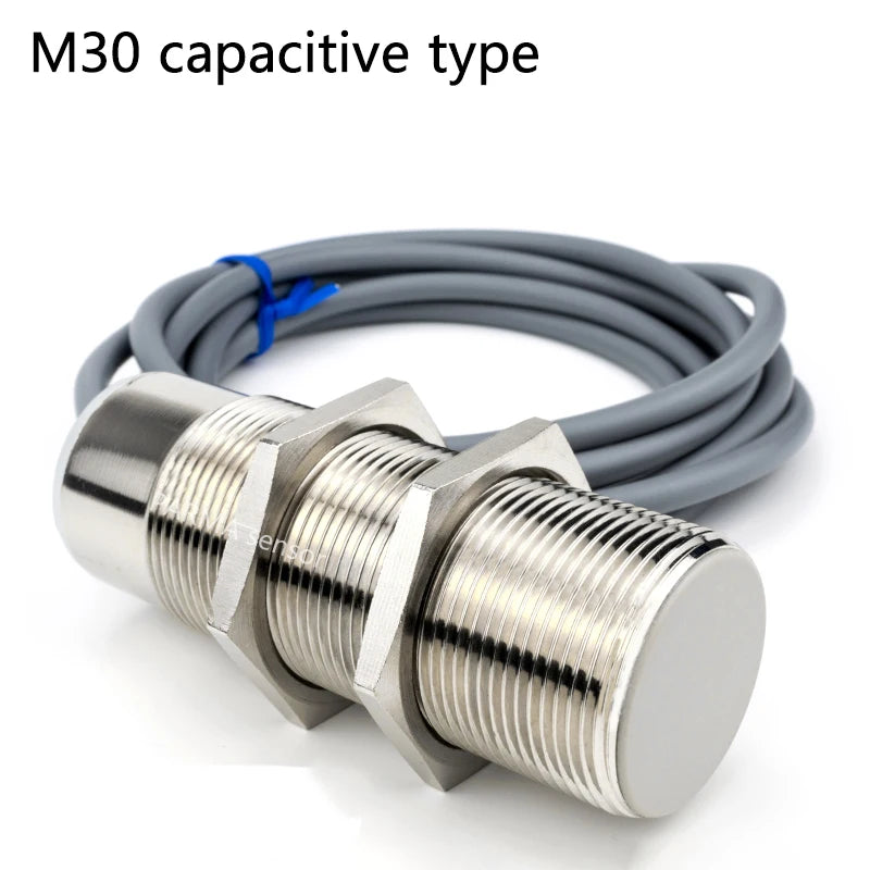30mm Diameter Copper Tube Capacitive Proximity Switch M30, a Sensor for Detecting Water, Wood, Glass, Oil and Feed