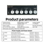 XY-DP600H High-Power Bluetooth Digital Sound Amplifier Board 2.1 Channel Subwoofer 300W*2+600W TPA3255 Chip for Home DIY Speaker