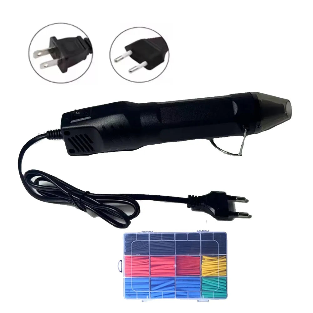 300W Hot Air Gun Portable Mini Heater for DIY Craft Embossing Shrink Wrapping PVC Multi Function Handheld Electrical Heat Tool