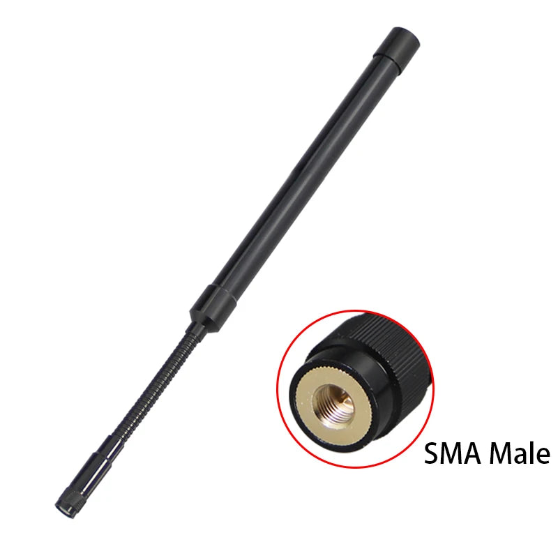 5G Gooseneck Antenna 600-6000MHz 4G 5G LTE 2.4G 5.8G UWB Omnidirectional WIFI Router External Remote Antenna SMA TNC N Male Head