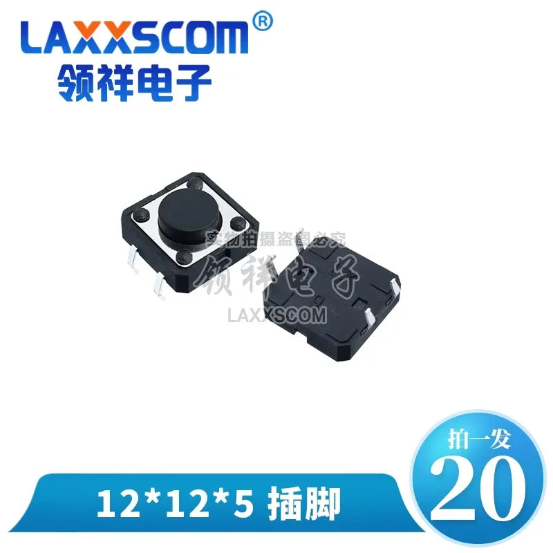 20PCS 3*6 3*4 4*4 SMD Tactile Tact Push Button Switch 2Pin 4Pin Touch Micro Switch 3x4x2.5 3x6x5 3x6x2.5 4x4x1.5 12x12x5 4*4*2.5