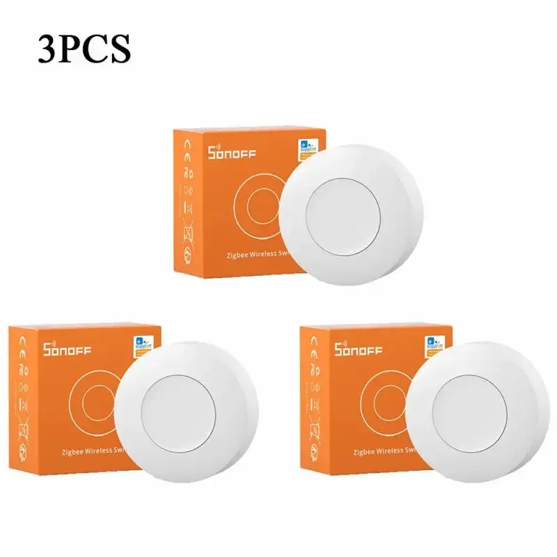 SONOFF SNZB-01P Zigbee Wireless Switch Button Smart Scene Switch Smart Home Voice Control For EWeLink APP Alexa Home Assistant
