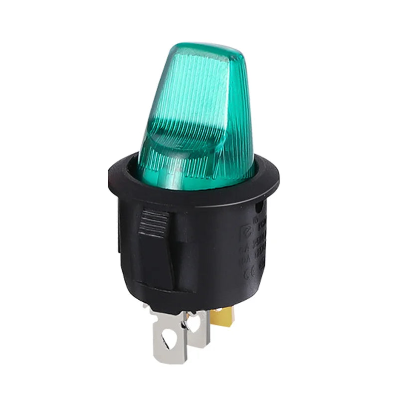 1PCS Rocker Switch ON-OFF 12V  220V LED Illuminated Lamp With Specail Button Toggle Switches For Auto Car Motor