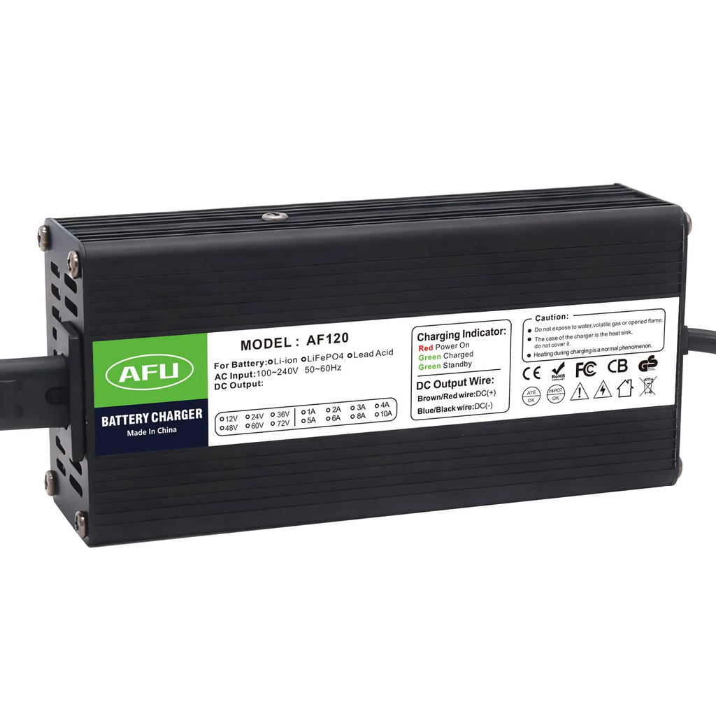12.6V 5A Li-ion Battery Charger Usd For 3S 12V Lipo/LiMn204/LiCo02 Battery Smart Charger Aluminum Casing