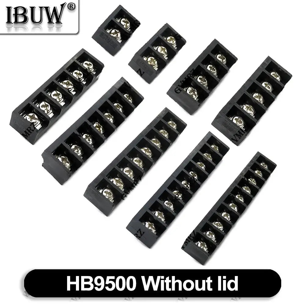 2PCS HB9500 6P 7P 8P 9P 10Pin PCB Screw Terminal Block Connector HB-9500 Lid Barrier Terminal 9.5MM Pitch KF9500 2P 3P 4P 5P