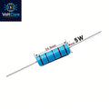10pcs 5W Metal Film Resistor color Ring Power Resistor 0.1 0.2 0.12R 0.22 2 3M 3.3 4.7 10R 47 100 470 1K 2.2 22K 33 4.7K 100KOhm