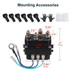 12V 24V universal winch electromagnetic relay contactor winch rocker switch thumb 250A combination kit For ATV/UTV 4WD Winches