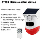 Outdoor Solar PIR Infrared Alarm Smart WiFi Siren Waterproof Wireless 433MHz Burglar Strobe Sensor Multiple Versions Available