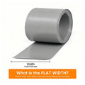 1/5m PVC Heat Shrink Tube Width 50mm ~ 450mm Grey 18650 Lipo Battery Pack Insulated Cable Sleeve Protection Battery Film Wrap