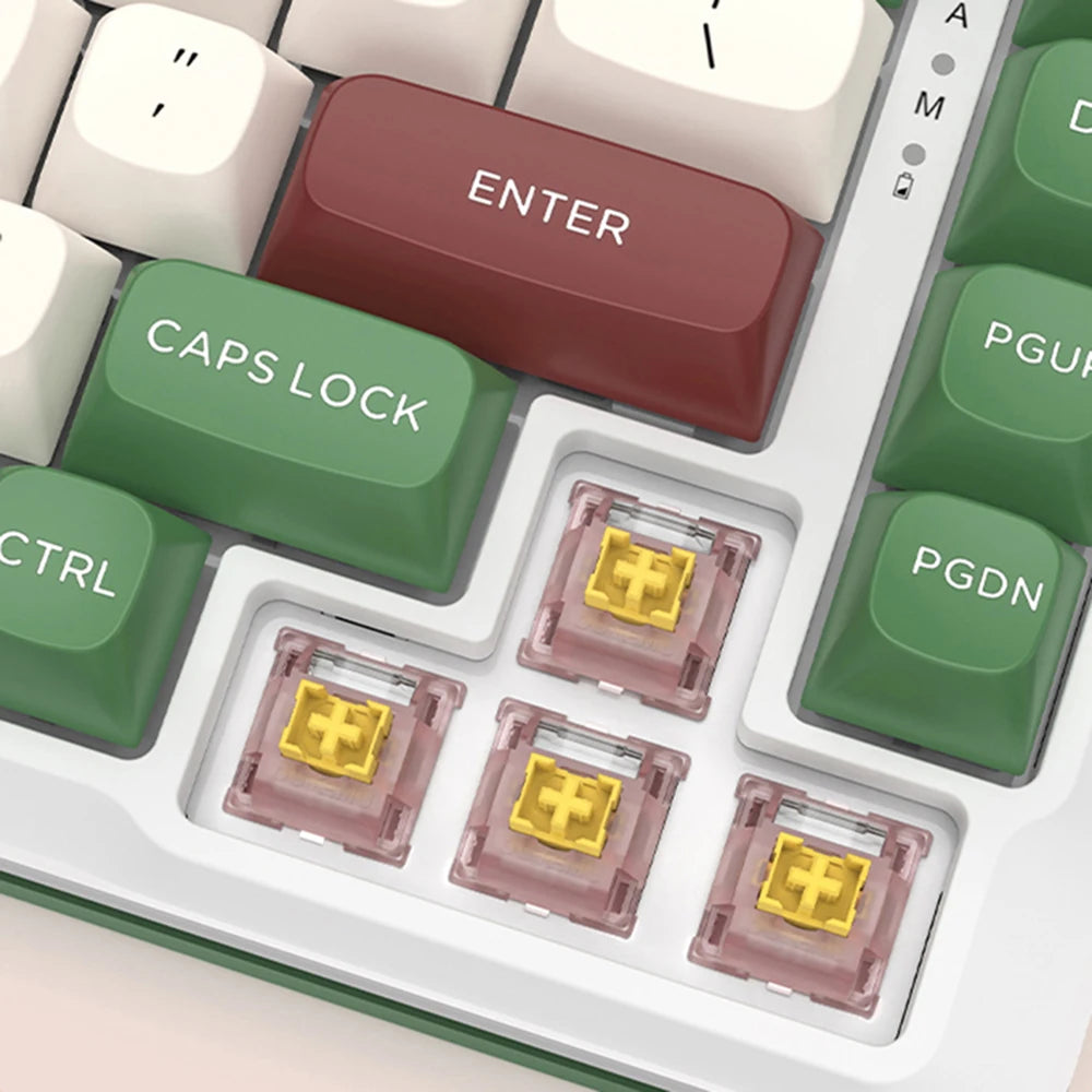 Outemu Silent Switch Peach V3 Switch Mute Lemon Switches Hot swap Quiet Mechanical Keyboard Linear Tactile 5Pin Pre Lubed POM