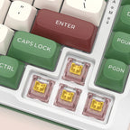 Outemu Silent Switch Peach V3 Switch Mute Lemon Switches Hot swap Quiet Mechanical Keyboard Linear Tactile 5Pin Pre Lubed POM