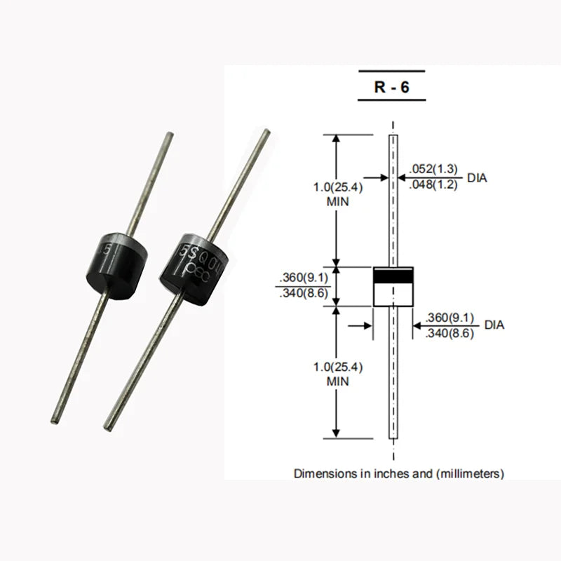 5pcs 10A 15A 20A 30A High Current Solar Schottky Diode 10SQ045 10SQ050 12SQ050 15SQ045 20SQ045 20SQ050 30SQ050 Rectifier Tube