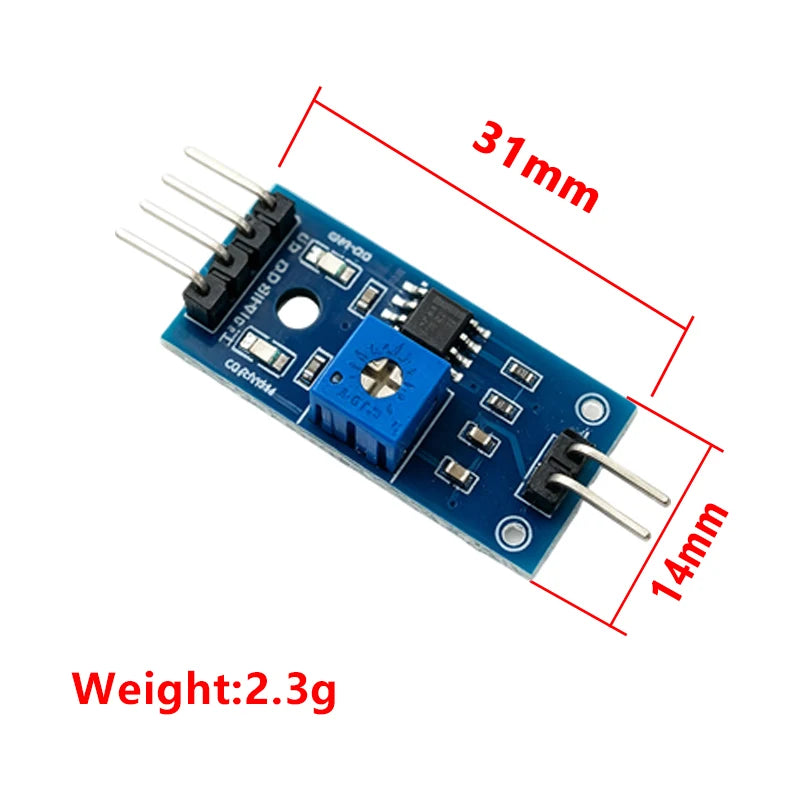 FSR402 RFP602 Piezoresistive Pressure Sensor Kit, Force Sensitive Resistor Module With Voltage Conversion Board For Arduino DIY