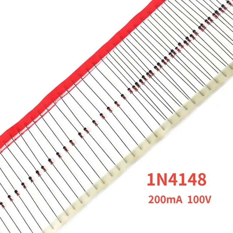 50/100PCS 1N4001 1N4004 1N4007 1N5404 1N5408 1N4148 1N5822 1N5819 DO-41 DO-27 Schottky Rectifier Diode Switching Diodes Kit