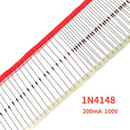 50/100PCS 1N4001 1N4004 1N4007 1N5404 1N5408 1N4148 1N5822 1N5819 DO-41 DO-27 Schottky Rectifier Diode Switching Diodes Kit