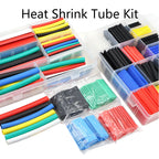 Shrinkage Tubing Kit 73~900pcs Cable Repair Protecter Wire Insulation Thermoresistant Sleeving 2:1/ 3:1/4:1 Heat Shrink Tube Set