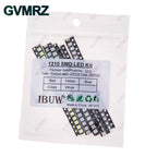 100pcs 5colors Each 20pcs 5730 5050 3528 1210 1206 0805 0603 0402 SMD LED Diode Kit Red Green Blue White Yellow