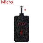 Max 10W 5V 2A Wireless Charging Receiver Coil Universal Type-C Micro USB for iPhone 5 6 7 Samsung A53 5G Xiaomi
