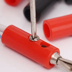 4mm Banana Plugs Stackable Connectors for Speaker Wire 4MM Banana Plug Male Audio Speaker Jack Amplifier Terminal Adapters