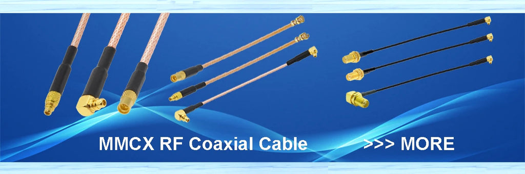 2PCS MMCX to SMA/RP-SMA Female Flange Panel Mount RG316 Pigtail FPV Antenna Extension Cord for TBS Unify PandaRC VTX