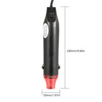 DIY Using Heat Gun Electric Power Hot Hair Dryer Soldering Wrap Blower Heater Shrink Plastic Heat Gun Repair Tool 200℃ 300W