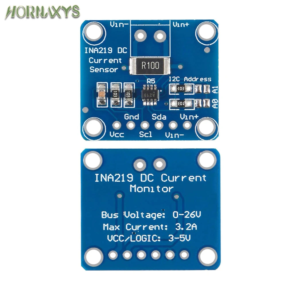 1-10PCS MCU-219 INA219 I2C port Zero drift bidirectional current power supply monitoring sensor module MCU INA 219