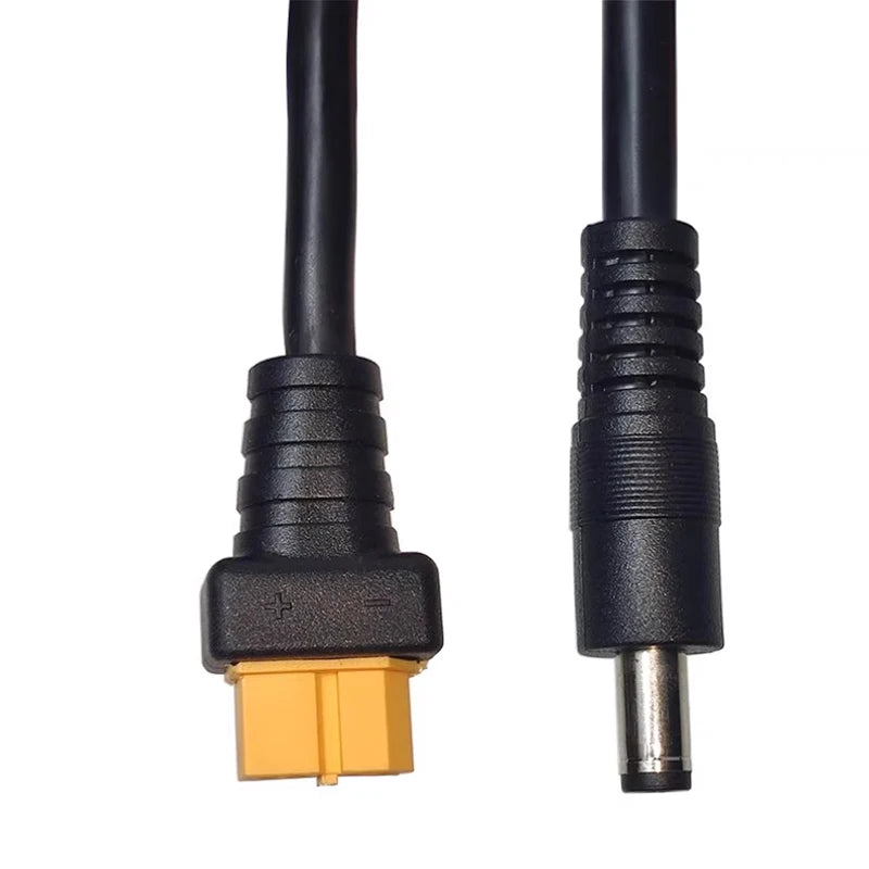High Quality 1.5 square XT60 to DC5.5*2.1 / DC 5.5*2.5 Extension Cable  Remote controlled aircraft Power Connection Wire