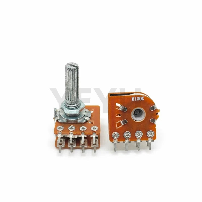 1PCS TB104X2 TB503X2 Audio Amplifier Volume 8-pin Step Potentiometer Axis Length 20mm 25mm 30mm