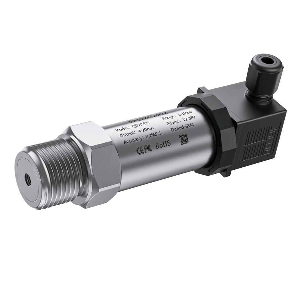 G1/4 Pressure Sensor Transmitter 0-0.1bar 0.3bar 5bar 10bar 100bar Pressure Sensor 4-20mA 0-3.3V 0-10V Pressure Transducer