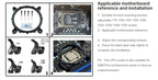 XUANFENG 2/4/6 Heat Pipe Cooler CPU Fan 90mm Air-Cooled Processor Compatible LGA2011-3 X79 X99 E5 2066 115x 1200 1700 I5 AM4 AM5