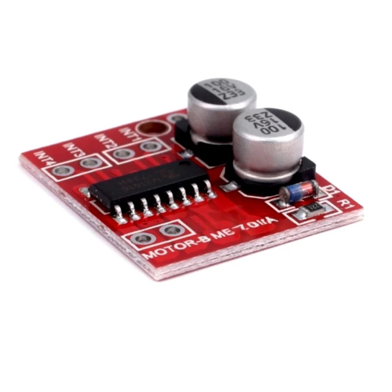 4pcs Mini L298N DC Motor Drive Board Module, 2-way PWM Dual H-Bridge Motor Drive Board