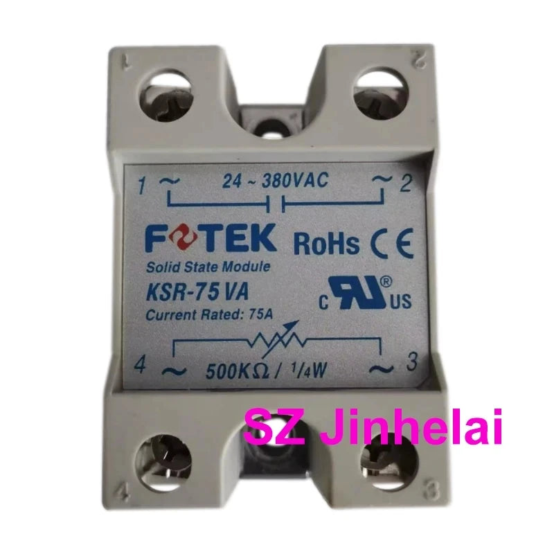 FOTEK KSR-25AA 10AA 40AA 75AA -H 10VA 25VA 40VA 50VA 75VA Authentic Original Single-phase Solid State Relay
